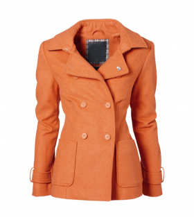 Women solid woolen jacket